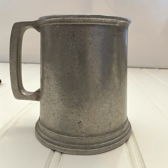 Vintage Wilton RWP Armetale Pewter ABC Alphabet Cup Mug Tankard Made in USA - Picture 4 of 10